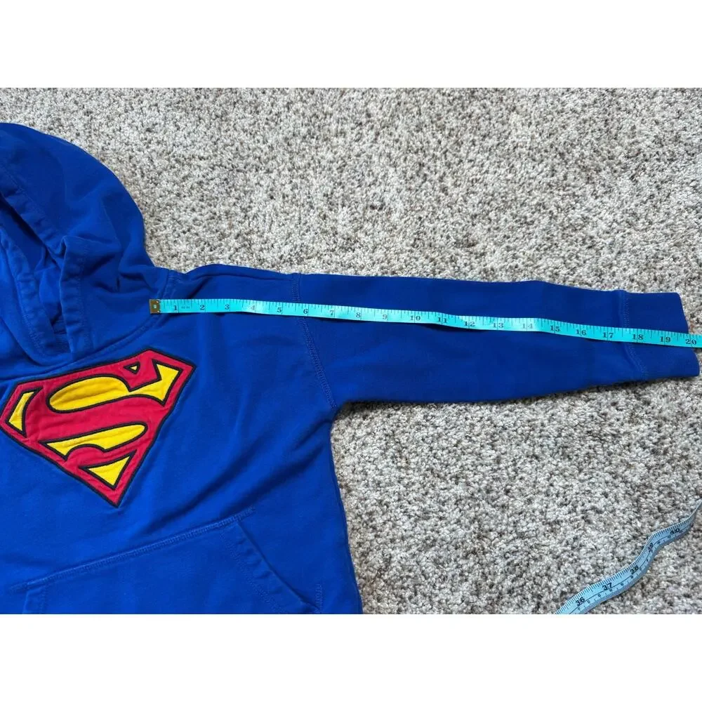 GAP Kids/DC Superman Boys zip up Hoodie/Sweatshirt, size 6-7,  Blue